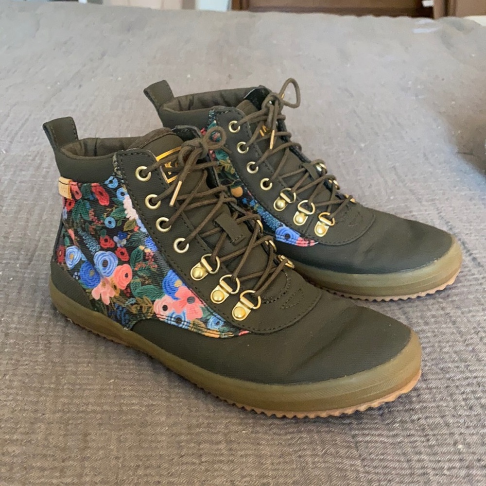 Keds x Rifle Paper Co. Scout Water-Resistant Boot Garden Party